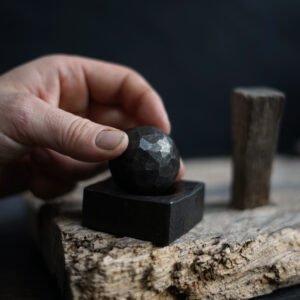 Steel block and ball